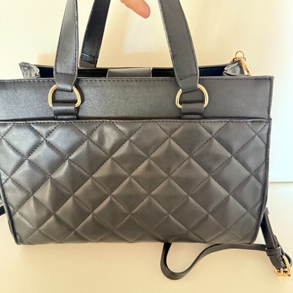 NWT JUICY COUTURE JUICY GIRL ONLY TOTE CROSSBODY BAG W CHARM BLACK - Picture 3 of 7